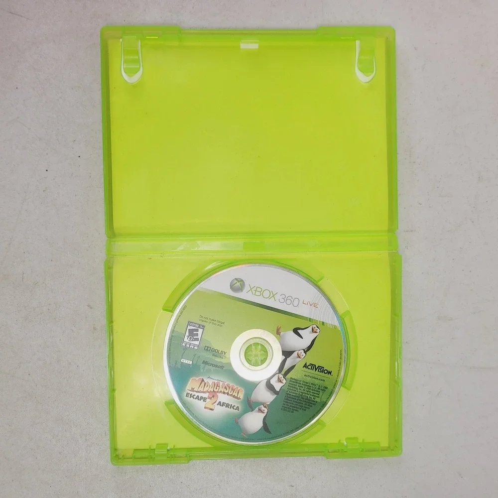 Madagascar Escape 2 Africa Video Game Xbox 360 Green Action Adventure